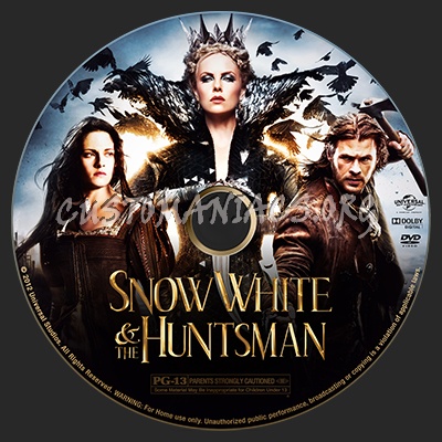 Snow White & the Huntsman dvd label