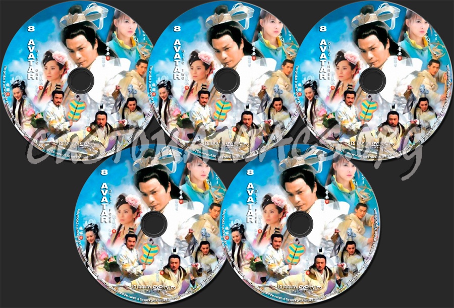 8 Avatar dvd label