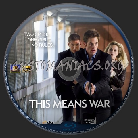 This Means War blu-ray label