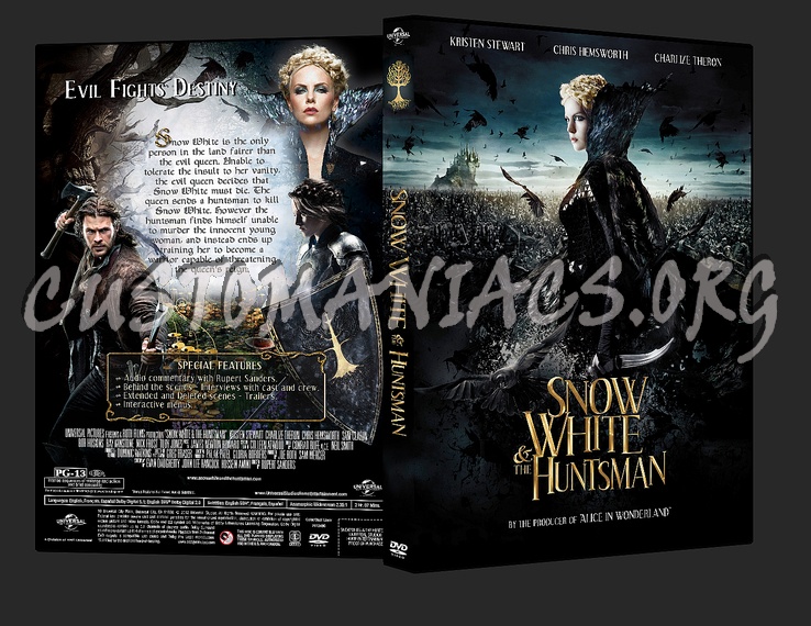 Snow White & the Huntsman dvd cover