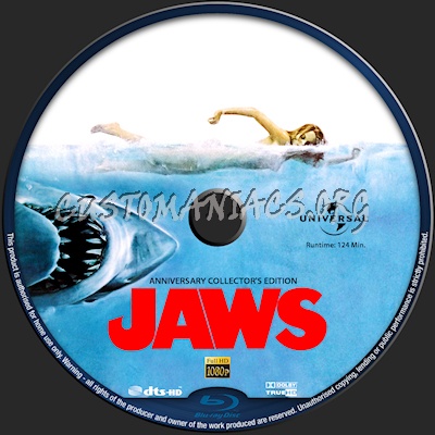 Jaws blu-ray label