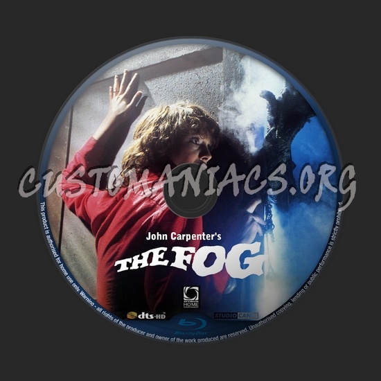 The Fog blu-ray label