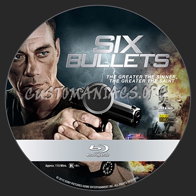 Six Bullets ( aka 6 Bullets ) blu-ray label