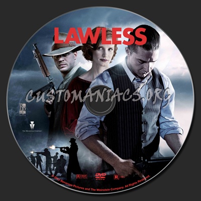 Lawless dvd label