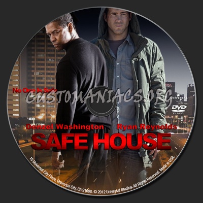 Safe House dvd label