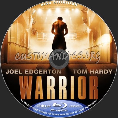 Warrior blu-ray label