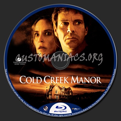 Cold Creek Manor blu-ray label