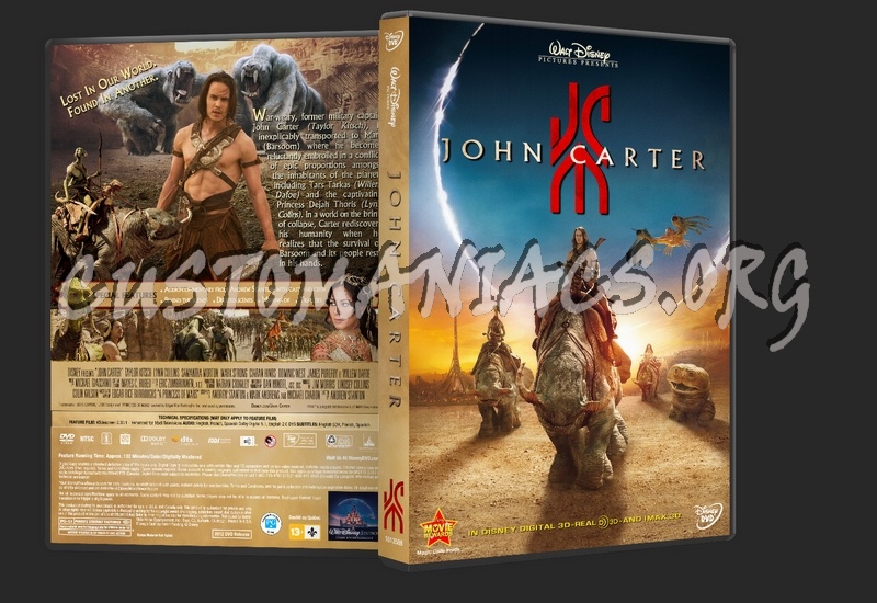 John Carter dvd cover