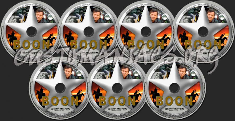 Boon TV Collection dvd label