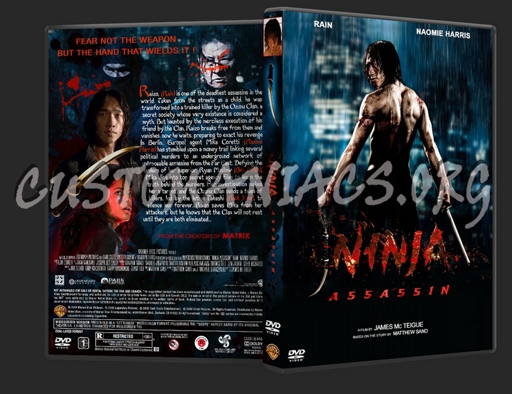 Ninja Assassin dvd cover