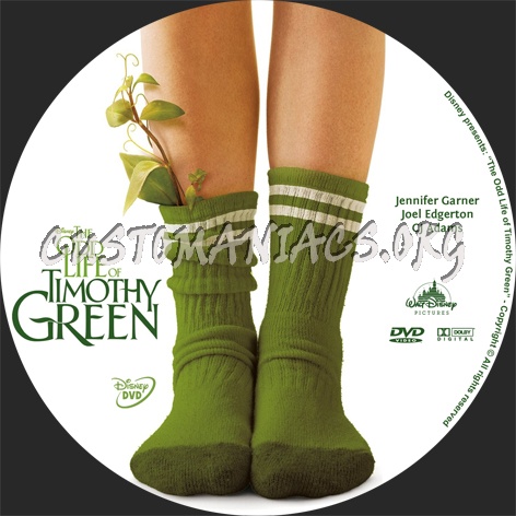 The Odd Life of Timothy Green dvd label