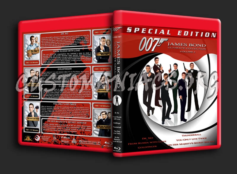 James Bond Ultimate Collection - Volume 1 blu-ray cover