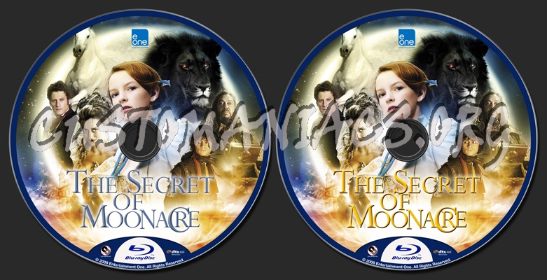 The Secret of Moonacre blu-ray label