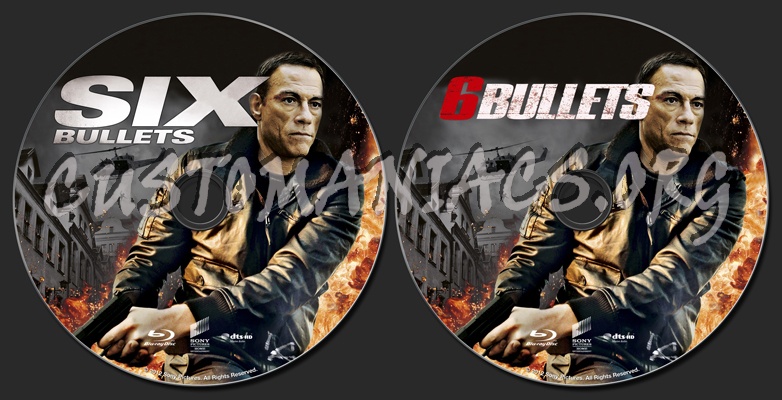 Six Bullets aka 6 Bullets blu-ray label