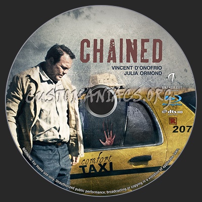 Chained blu-ray label