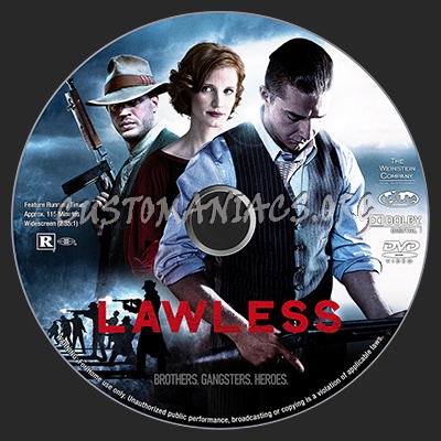 Lawless dvd label