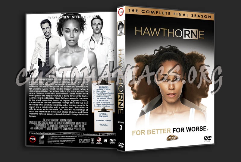 Hawthorne - Season 3 dvd cover