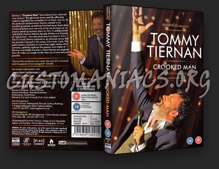 Tommy Tiernan: Crooked House dvd cover