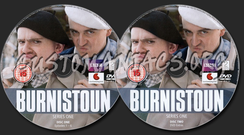 Burnistoun Series 1 dvd label