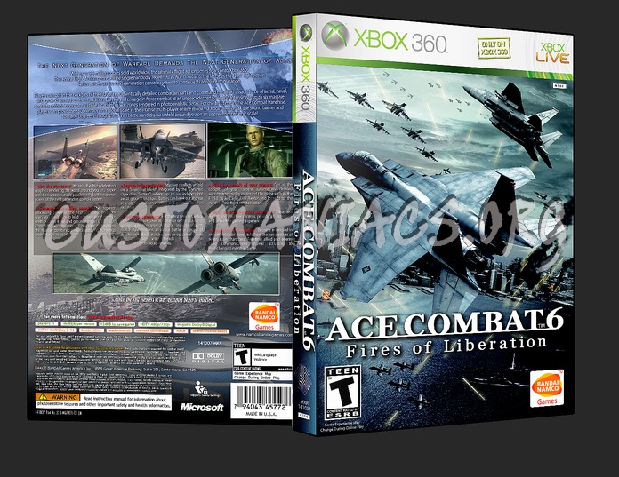 Ace Combat 6 dvd cover