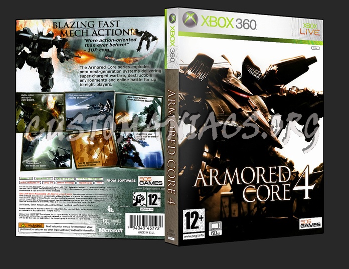 Armored core 4 dvd cover