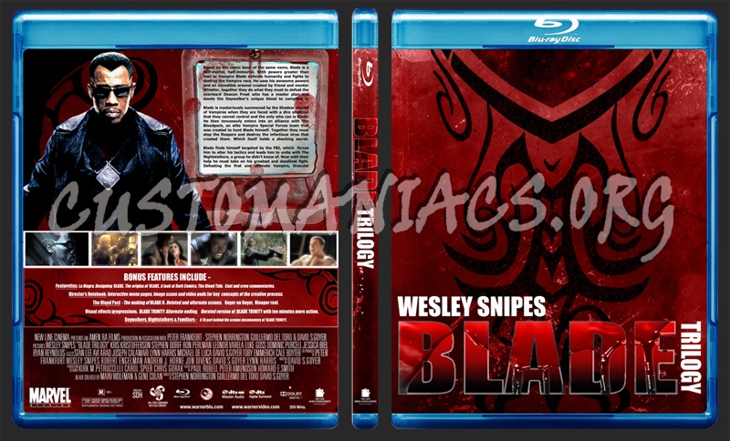 Blade Trilogy blu-ray cover