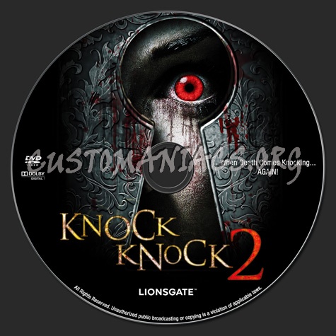Knock Knock 2 dvd label
