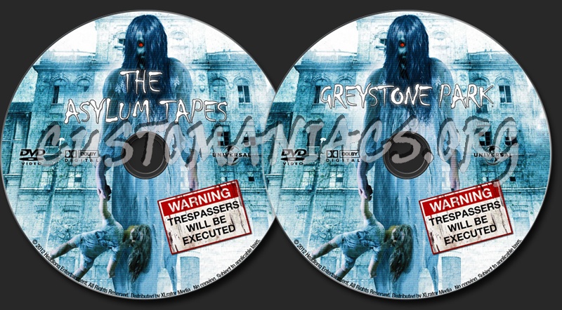 Greystone Park / The Asylum Tapes dvd label