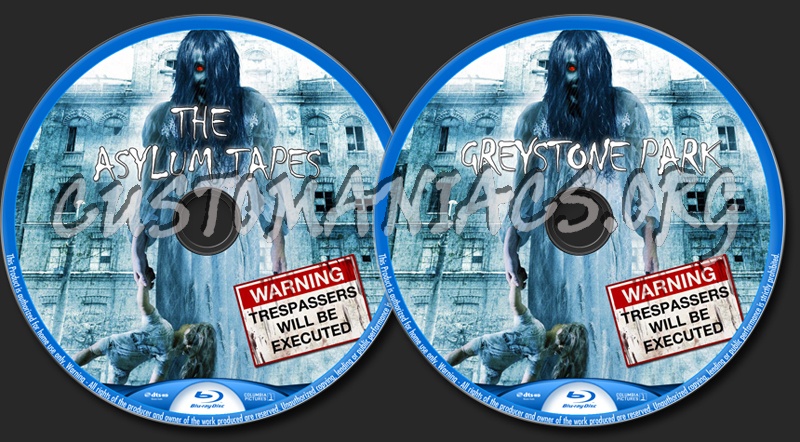 Greystone Park / The Asylum Tapes blu-ray label