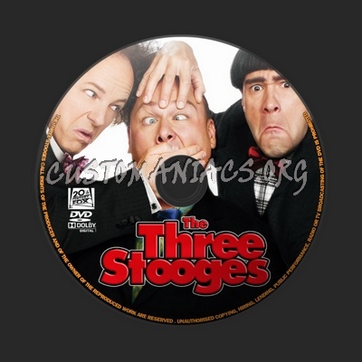 The three stooges dvd label