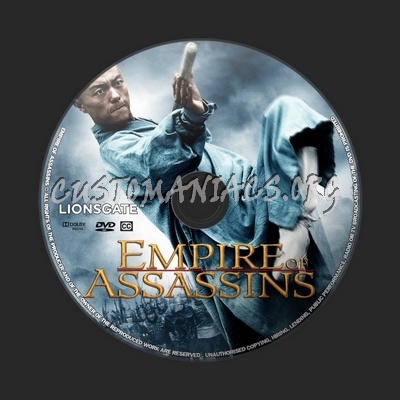 Empire of Assassins dvd label