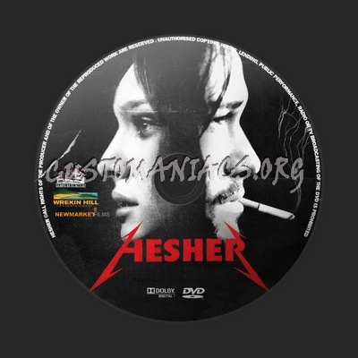 Hesher dvd label