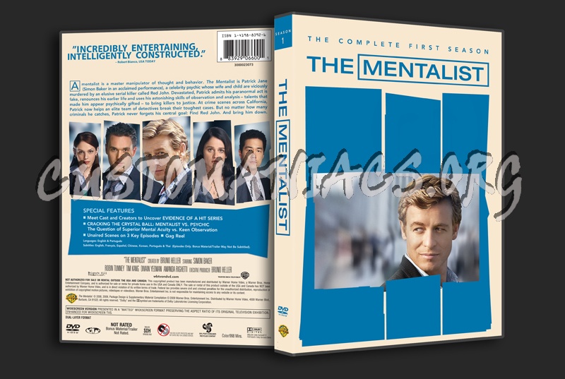 The Mentalist Season 1 dvd cover