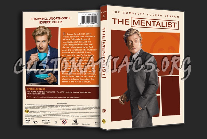 The Mentalist Season 4 dvd cover