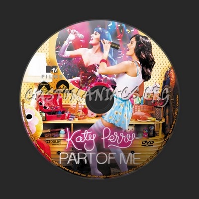 Katy Perry Part of Me dvd label