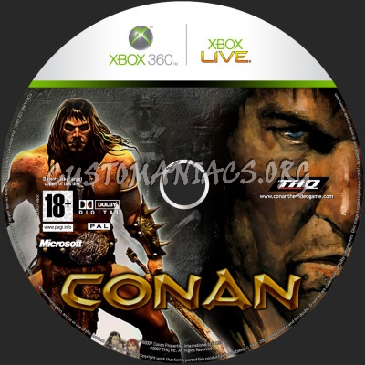 Conan dvd label