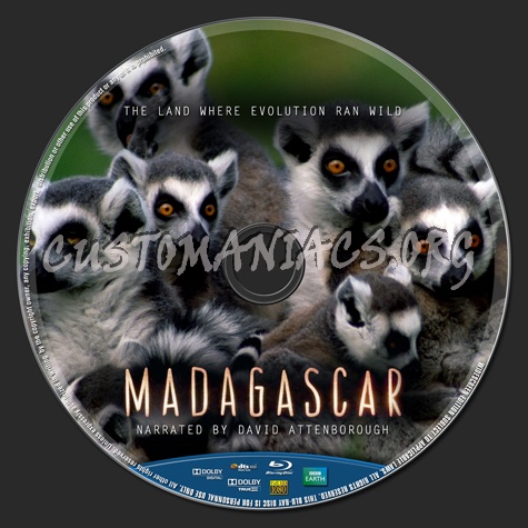 Madagascar - BBC Earth blu-ray label