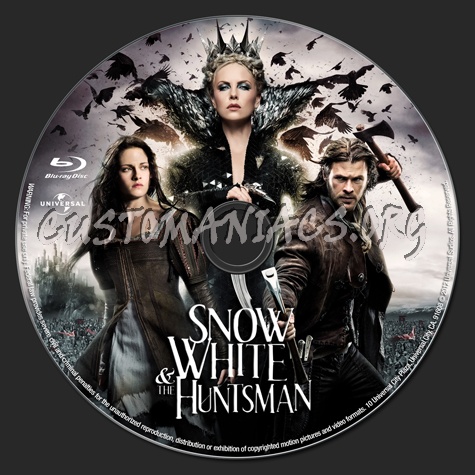 Snow White and The Huntsman blu-ray label