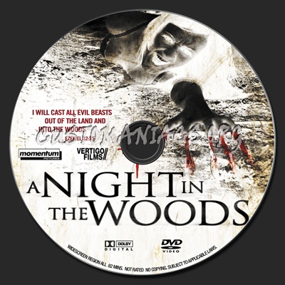 A Night in the Woods dvd label