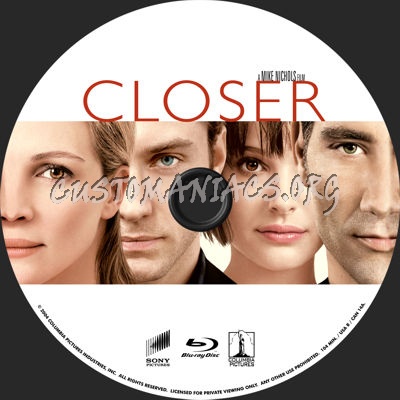 Closer blu-ray label