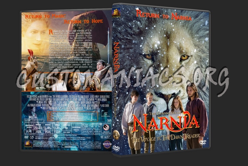 The Chronicles of Narnia The Voyage of the Dawn Treader dvd cover