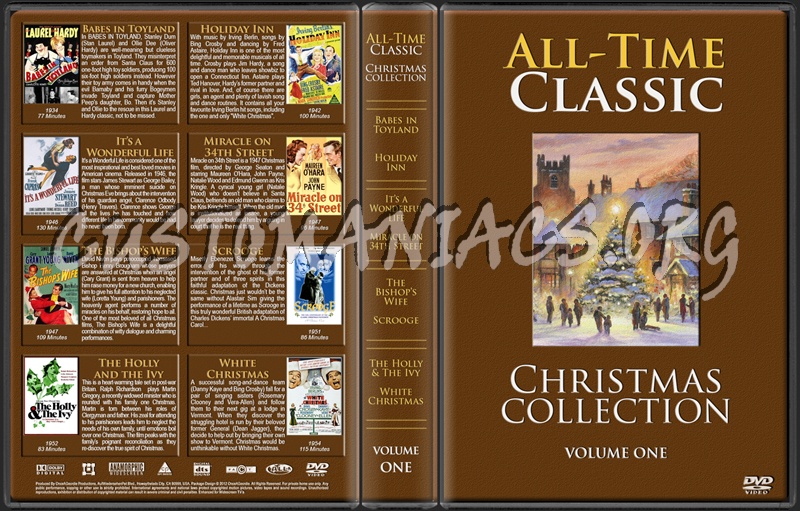 Classic Christmas Collection Volume 1 - 8 dvd cover