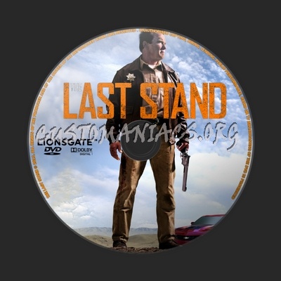 The Last Stand dvd label