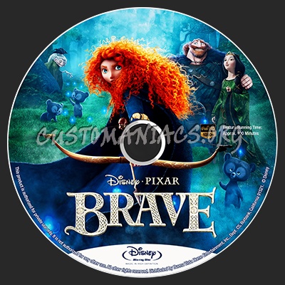 Brave blu-ray label