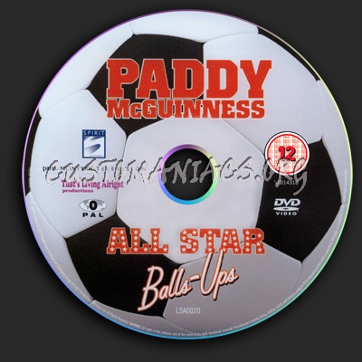 Paddy McGuinness All Star Balls-Up dvd label