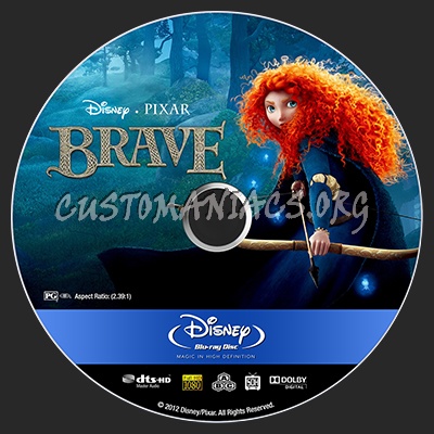 Brave blu-ray label