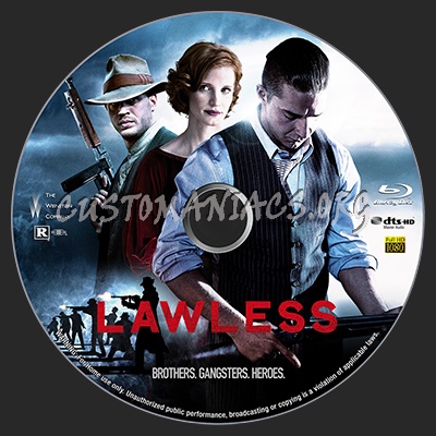 Lawless blu-ray label