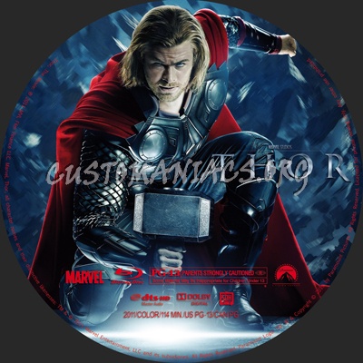 Thor dvd label