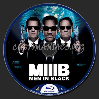 Men In Black III (3) blu-ray label