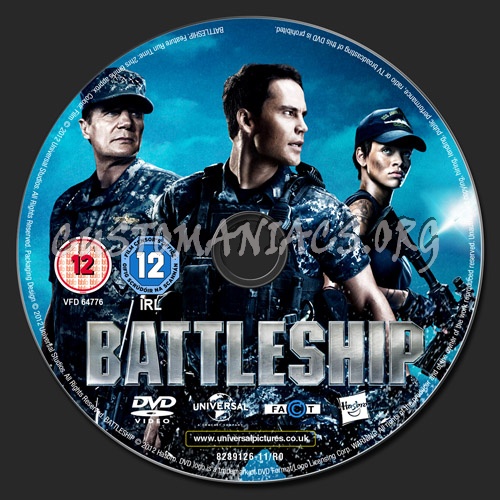 Battleship dvd label